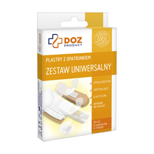 DOZ PRODUCT Plastry z opatrunkiem, zestaw uniwersalny, 24 szt.