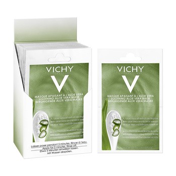 Vichy Masque, maska kojąca z aloesem, 6 ml, 2 saszetki