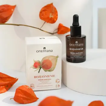 Orientana Ashwagandha, serum-ampułka rozjaśnienie, 30 ml