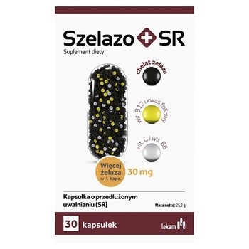 Szelazo + SR, kapsułki o przedłużonym uwalnianiu, 30 szt