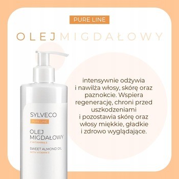 Sylveco Pure Line, olej migdałowy, 400 ml
