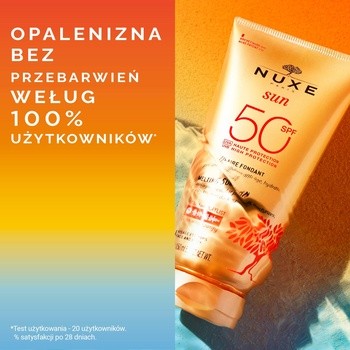 Nuxe Sun, mleczko do opalania do twarzy i ciała, SPF50, 150 ml
