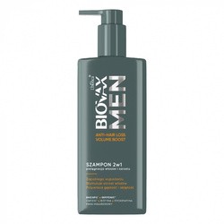 Biovax Men Anti Hair-Loss & Volume, szampon dla mężczyzn 2w1 do włosów i brody, 200 ml