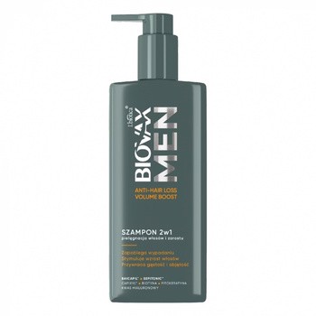 Biovax Men Anti Hair-Loss & Volume, szampon dla mężczyzn 2w1 do włosów i brody, 200 ml