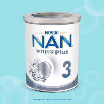 Nestle Nan Optipro Plus 3 HMO, produkt na bazie mleka dla małych dzieci, 800 g