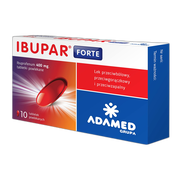 Ibupar forte, 400 mg, tabletki powlekane, 10 szt.