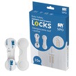 Sipo, blokada do szaf i szuflad na zatrzask, 10 szt.