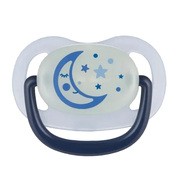 Canpol Babies, silikonowy smoczek anatomiczny, Night Dreams, 0-6 m, niebieski, 1 szt. https://azcdn.doz.pl/image/d/product/453750e9-scale-180x180.png