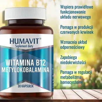 Humavit Witamina B12 Metylokobalamina, kapsułki, 30 szt.