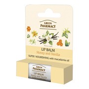 Green Pharmacy, balsam do ust, intensywnie odżywczy, miód i wanilia, SPF 10, 3,6 g https://azcdn.doz.pl/image/d/product/b5adafa6-scale-180x180.png