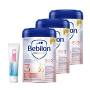 Zestaw 3x Bebilon PROfutura DUOBIOTIK 3, formuła na bazie mleka po 1. roku życia, 800 g + Bepanthen Baby, maść ochronna, 30 g https://azcdn.doz.pl/image/d/product/2d3b22bc-scale-180x180.png