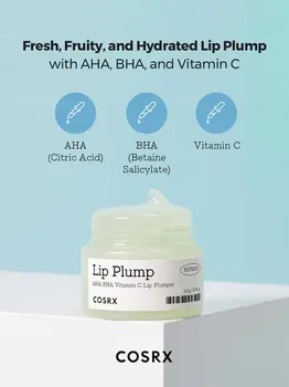 Cosrx Refresh AHA/BHA Vitamin C Lip Plumper, balsam do ust z efektem powiększenia, 20 g