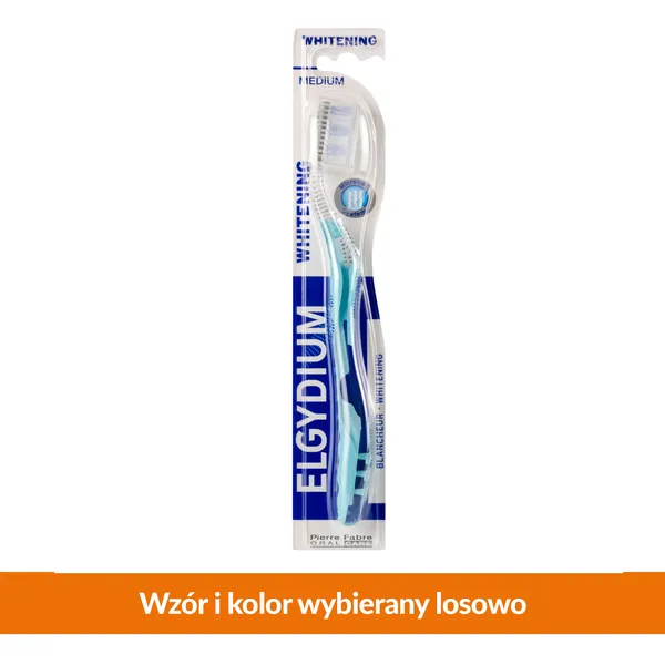 Szczoteczka do zębów Whitening średnia [Elgydium]