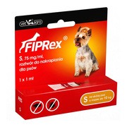 Fiprex S 75 mg, roztwór do nakrapiania psów do 10 kg, 1 ml https://azcdn.doz.pl/image/d/product/725db439-scale-180x180.png
