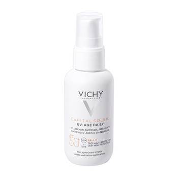 Vichy Capital Soleil UV-Age Daily Fluid, przeciw fotostarzeniu się skóry SPF50+, 40ml