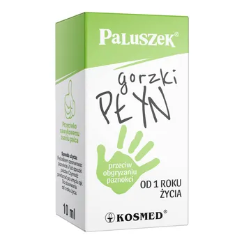Kosmed Paluszek gorzki płyn przeciw obgryzaniu paznokci 10 ml [KOSMED]