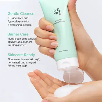 Beauty of Joseon Green Plum Refreshing Cleanser, żel oczyszczający do twarzy, 100 ml