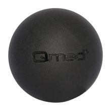 Qmed Lacrosse Ball, piłka do masażu punktowego, czarna, 1 szt.
