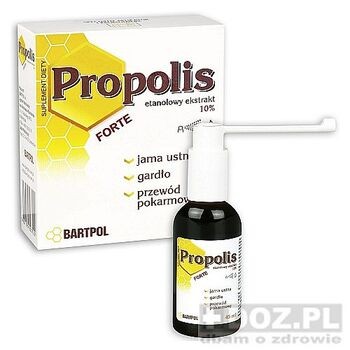 Propolis Forte, etanolowy ekstrakt 10%, 45 ml