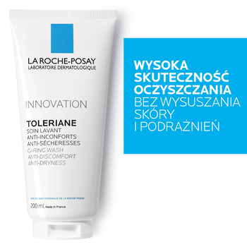 La Roche-Posay Toleriane, łagodna emulsja oczyszczająca, skóra wrażliwa, normalna i mieszana, 200 ml