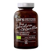 Diet-Food Bio Spirulina z Chlorellą, tabletki, 375 szt.        