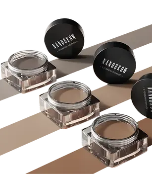 Nanobrow Eyebrow Pomade, wodoodporna pomada do brwi, Medium Brown, 6 g