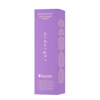 Nacomi Rich Recovery, żel do mycia twarzy Midnight, 140 ml