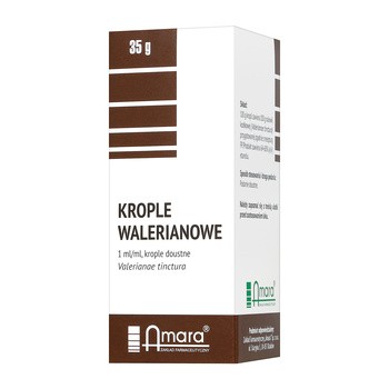 Krople walerianowe (nalewka walerianowa), 35 g (Amara)