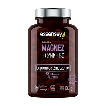 Essensey Magnez + Cynk + B6, kapsułki, 120 szt.
