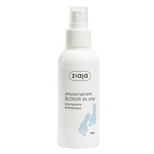 Ziaja Stopy, antyperspirant, bloker do stóp przeciwpotny, neutralizujący zapach, 100 ml