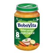BoboVita, bukiet warzyw z kurczakiem, 8 m+, 190 g        