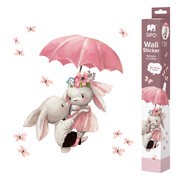 Sipo, Naklejki na ścianę dla dzieci, Króliczki pod parasolem, 1 szt. https://azcdn.doz.pl/image/d/product/90208f0b-scale-180x180.png