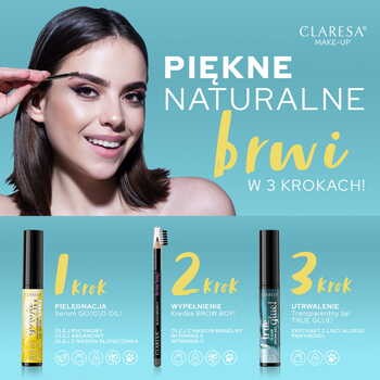 Claresa Go(o)d Oil!, serum olejowe do rzęs i brwi z olejem rycynowym, 8 g