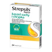 Strepsils Natur kaszel suchy i chrypka, 10 mg, pastylki miękkie, 24 szt. https://azcdn.doz.pl/image/d/product/0bfe04dd-scale-180x180.png