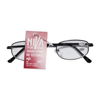 Okulary, do czytania, +3,5 Dptr (Niwa)