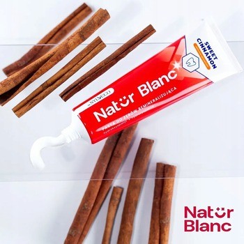 Sylveco Natur Blanc Sweet Cinnamon, pasta do zębów remineralizująca, 100 ml