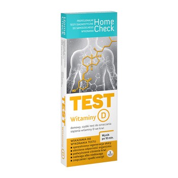 Home Check Test Witaminy D, test do oznaczania stężenia witaminy D we krwi, 1 szt.