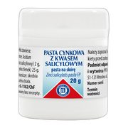 Pasta cynkowa z kwasem salicylowym (Pasta Lassara), 20 g (Hasco)
