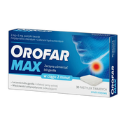 Orofar MAX, 2 mg+1 mg, pastylki twarde, 30 szt.