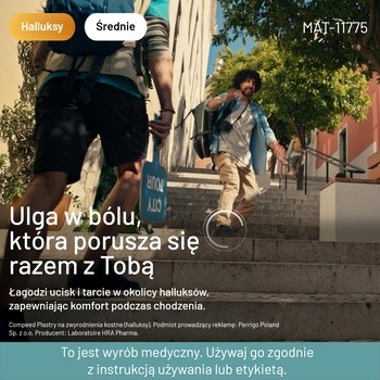 Compeed, plastry na halluksy, 5 szt.