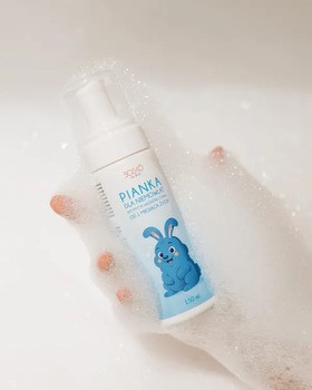 Bosko Cosmetics, pianka dla niemowląt do mycia włosów, ciała od 1 miesiąca, 150 ml