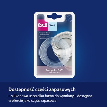 Lovi, kubek 360°Junior z uchwytem, Buddy Bear, 250 ml