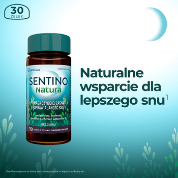 Sentino Natura, żelki, smak: owoce leśne, 30 szt.