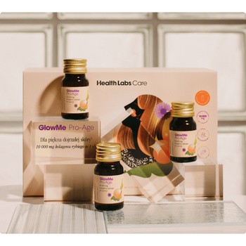 HealthLabs, GlowMe Pro-Age, płyn, smak pomarańczowy, 30 ml x 15 szt.