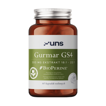 Uns Gurmar GS4 + Bioperine, kapsułki, 60 szt.