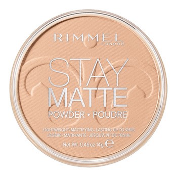 Rimmel Stay Matte, matujący puder do twarzy, 005 Silky Beige, 14 g