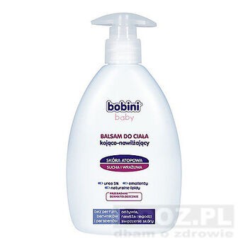 Bobini Baby, balsam do ciała, kojąco-nawilżający, skóra atopowa, 400 ml