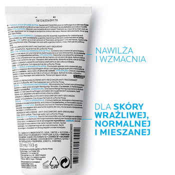 La Roche-Posay Toleriane, łagodna emulsja oczyszczająca, skóra wrażliwa, normalna i mieszana, 200 ml