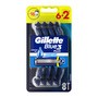 Gillette Blue3, maszynka jednorazowa do golenia, męska, 6 szt. + 2 szt.
