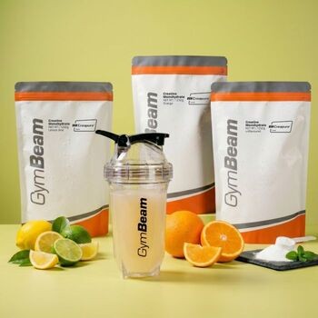 GymBeam Creapure Monohydrat kreatyny, proszek, smak cytryna-limonka, 250 g